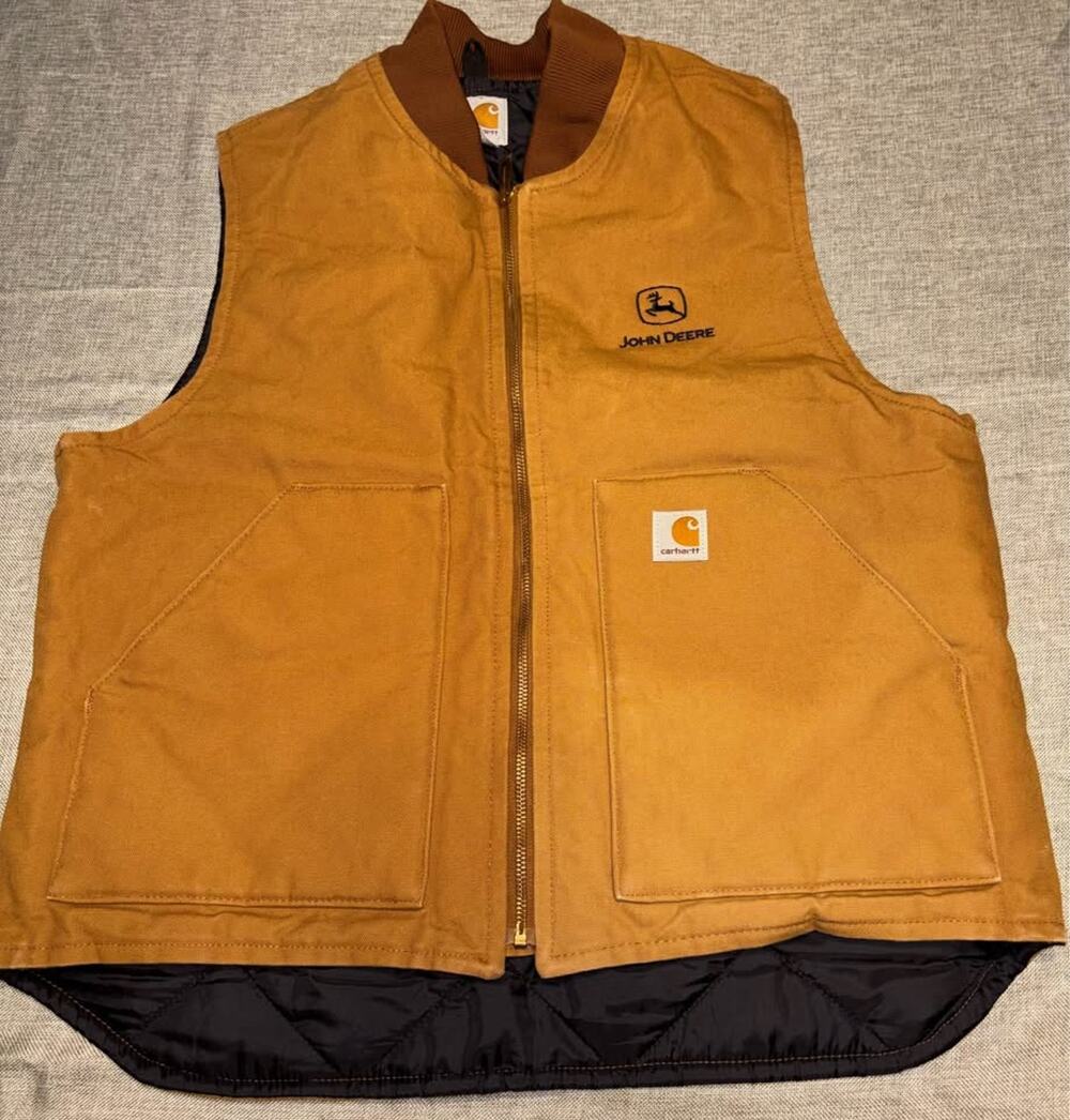 Carhartt x John Deere Duck Vest Size Large